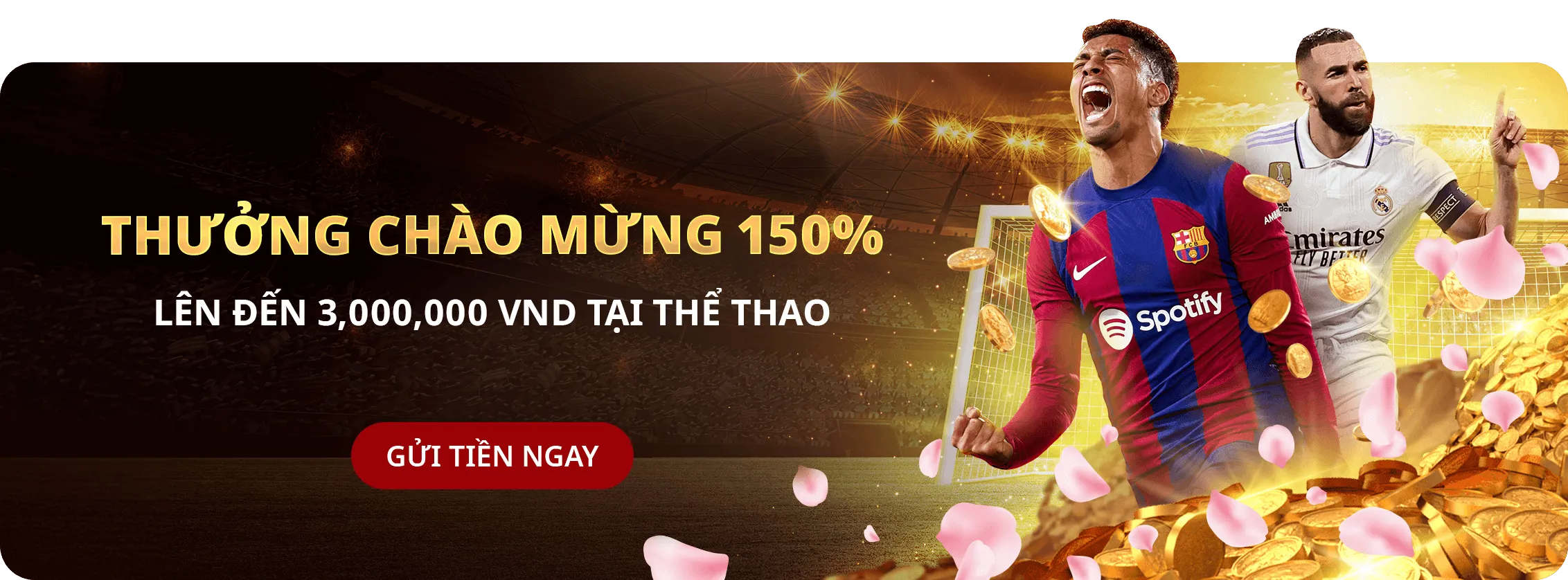 Welcome Bonus Sports 150%